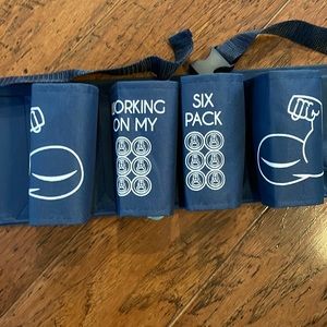 6 pack Beer Belt & “Ring for Beer” Cowbell- great birthday gift gag gift